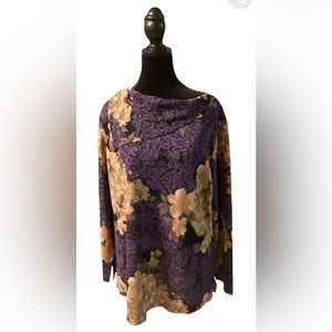 Fashion Bug: Victorian Purple and Gold Blouse